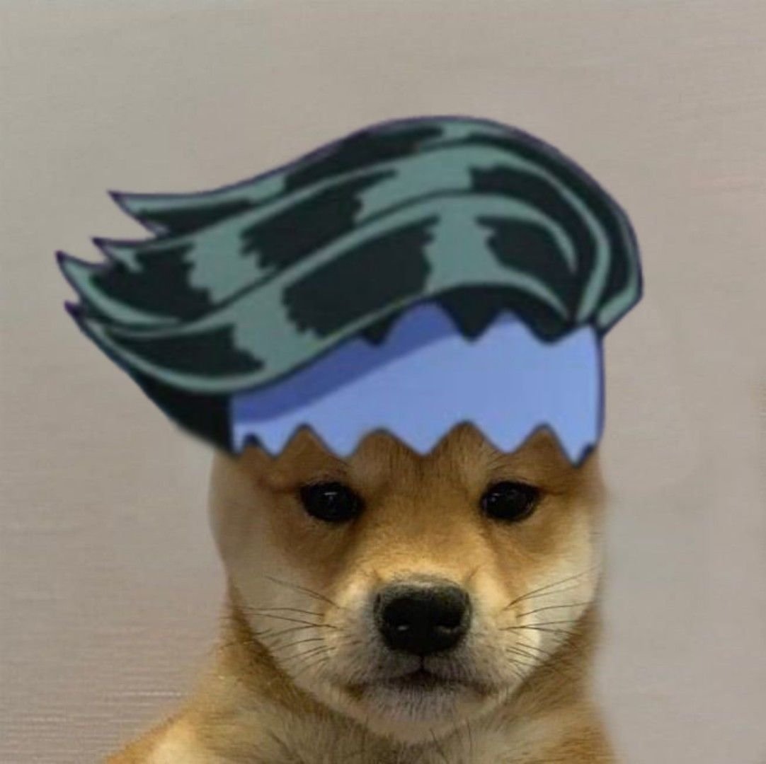 Собака с прической Джо Джо