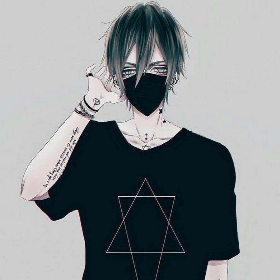 Аниме парни в черных масках