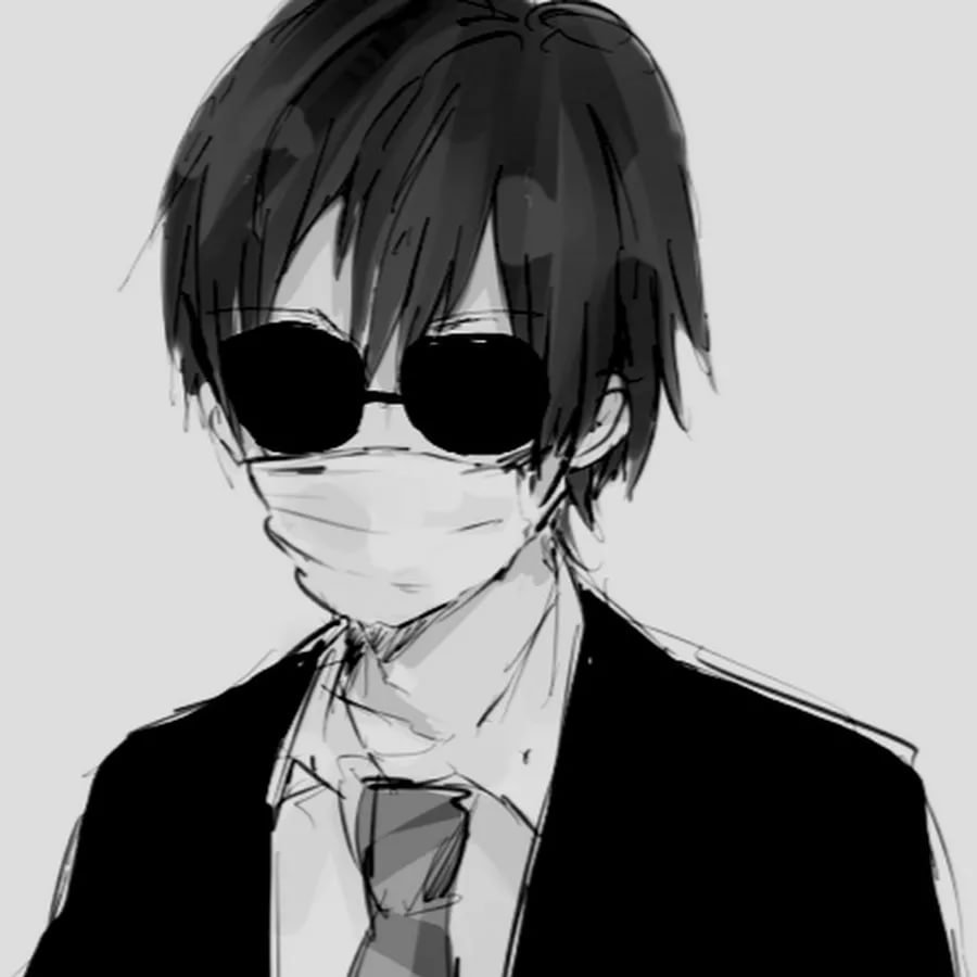 Нарисованный парень в наушниках