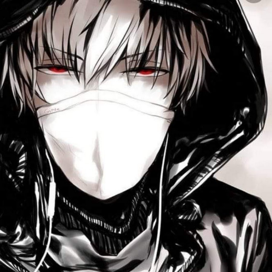 Аниме чёрно белое мальчик