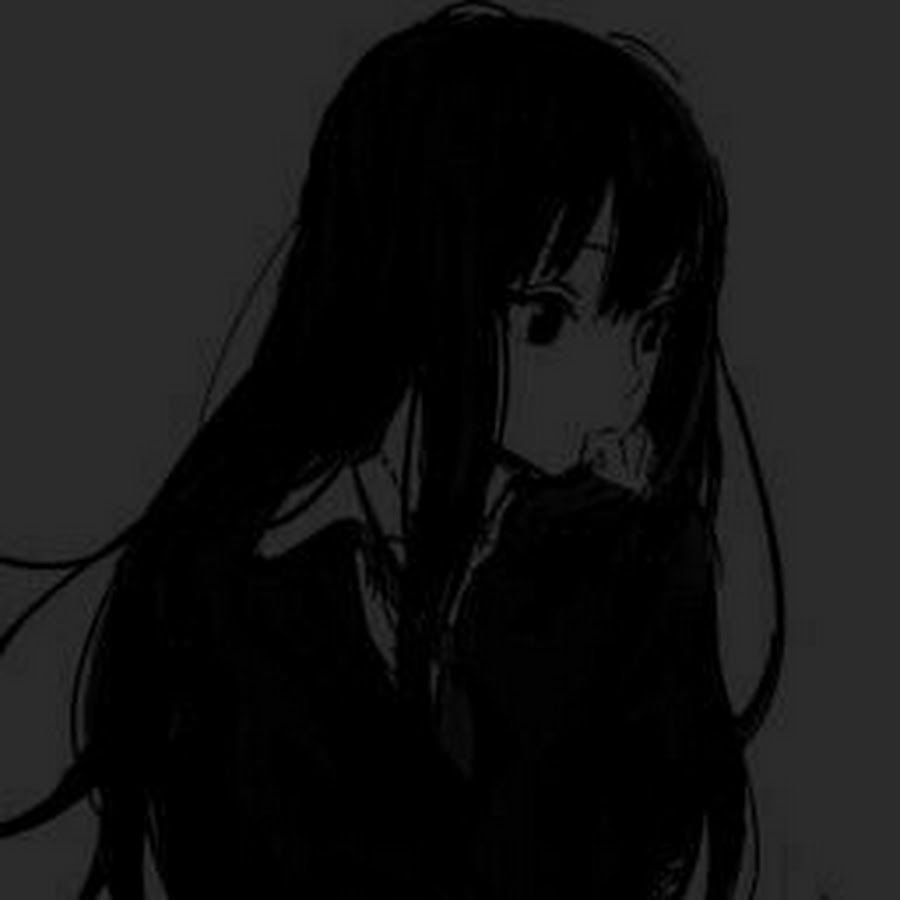 Печальная девушка аниме