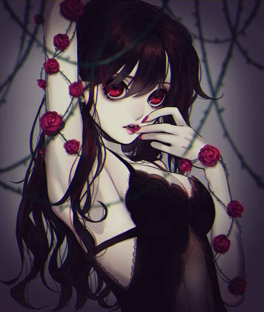 Аниме чёрно белое