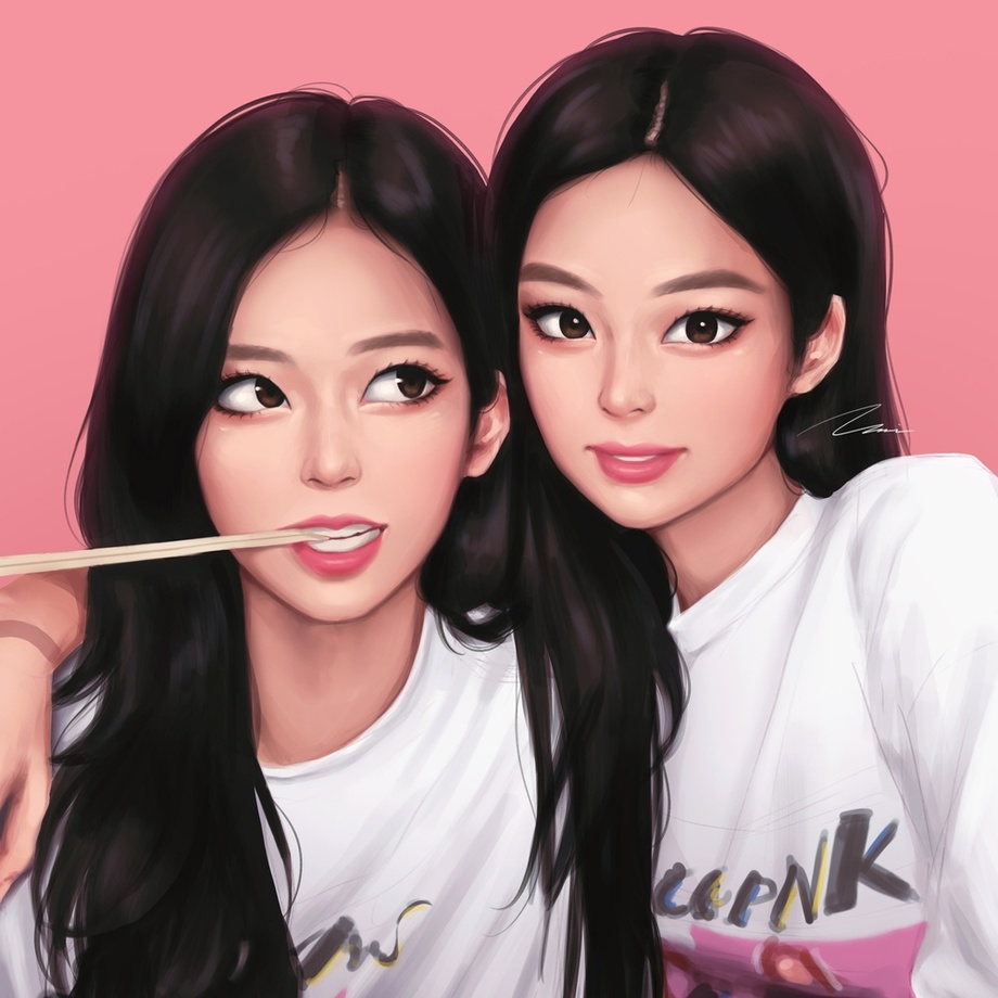 Джитсу и Розе BLACKPINK Эстетика