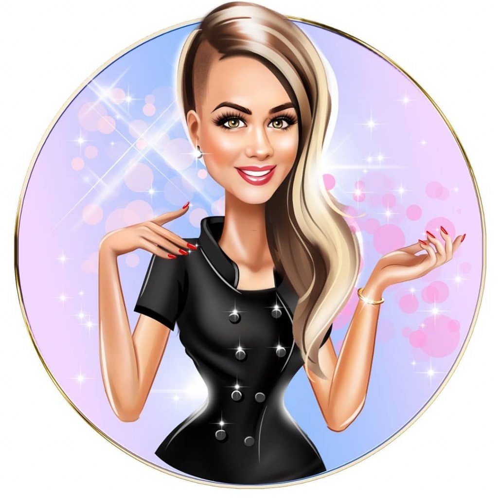 Нарисованные девушки брюнетки