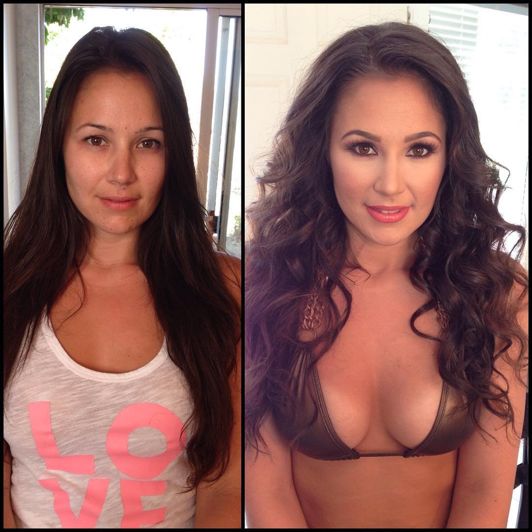 Известные порноактрисы до и после