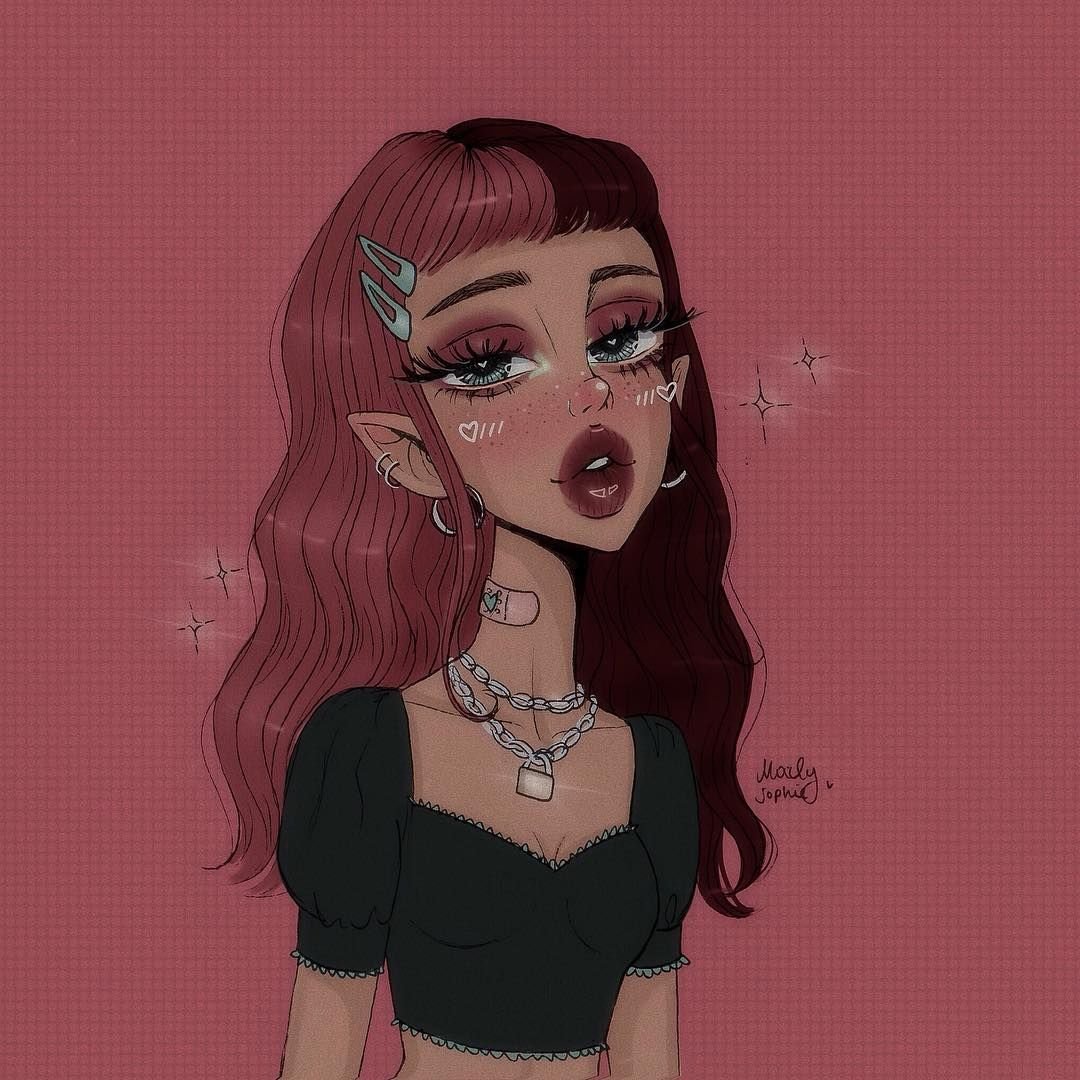 Девочки из аниме Эстетика