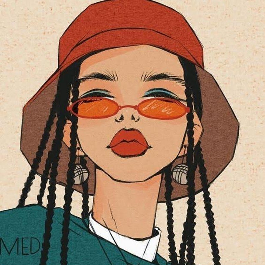 Аватарка девушки в кругу