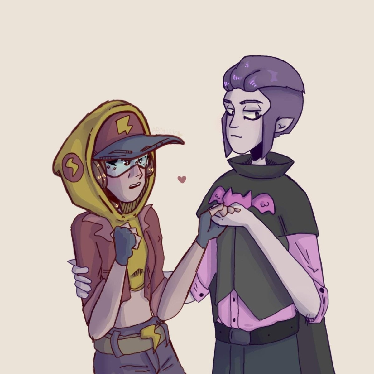 Brawl Stars Edgar x Colette аниме