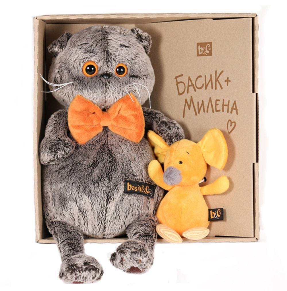 Мягкая игрушка Basik&co кот Басик