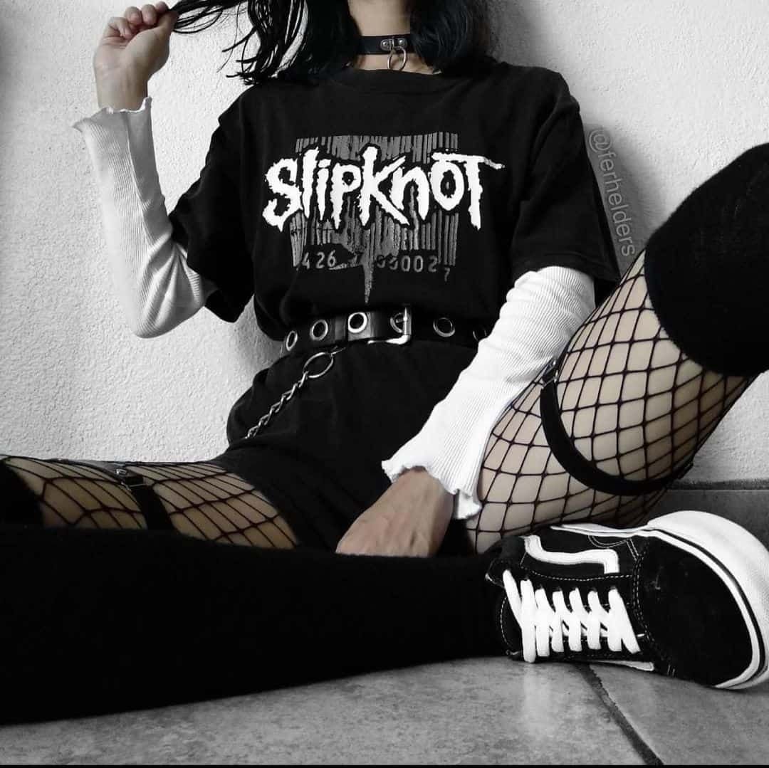 Goth outfit Грандж герл