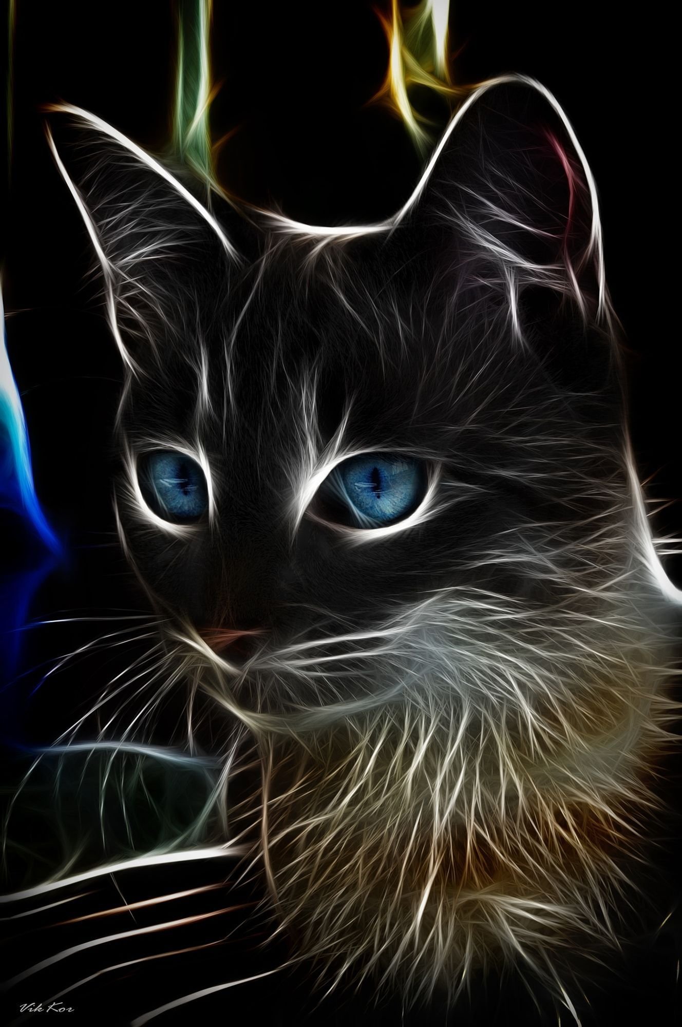 Аватарки кошки. Кошки арты. Мистические кошки. Красивая кошка арт. Чёрный кот арт.
