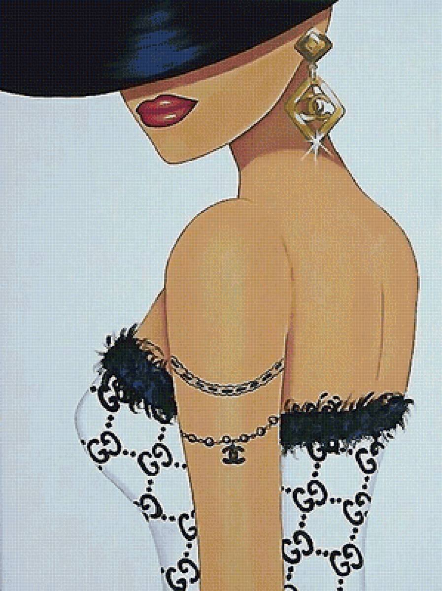 Аватарка силуэт женщины