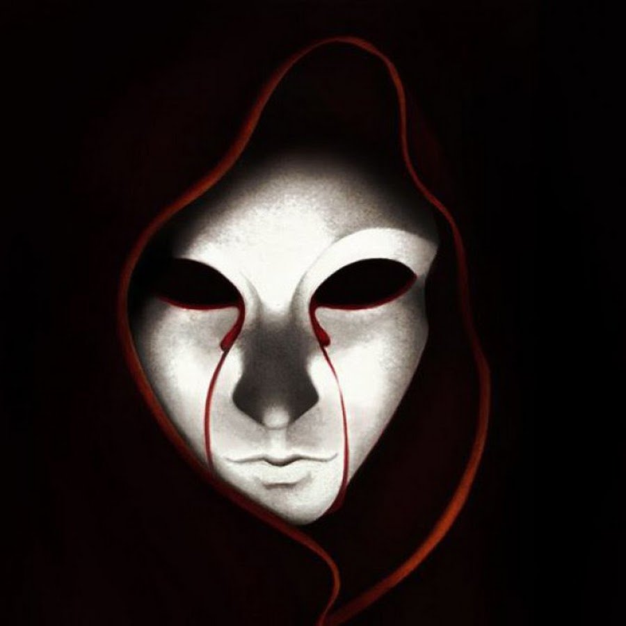 Тень девушки с рожками