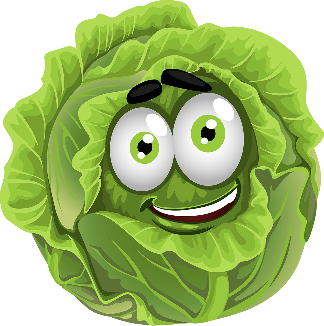 Веселые овощи и фрукты