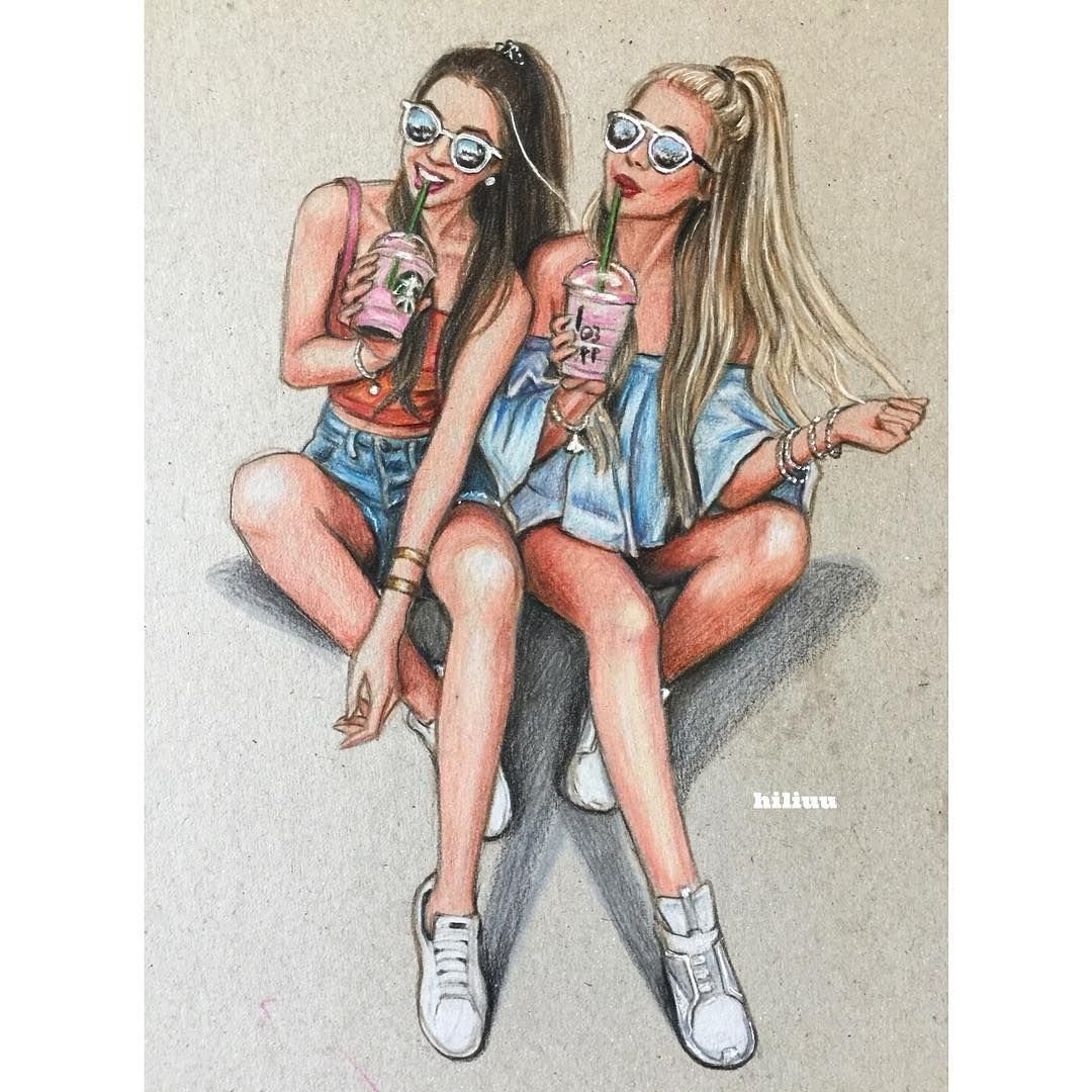 Мультяшные подружки