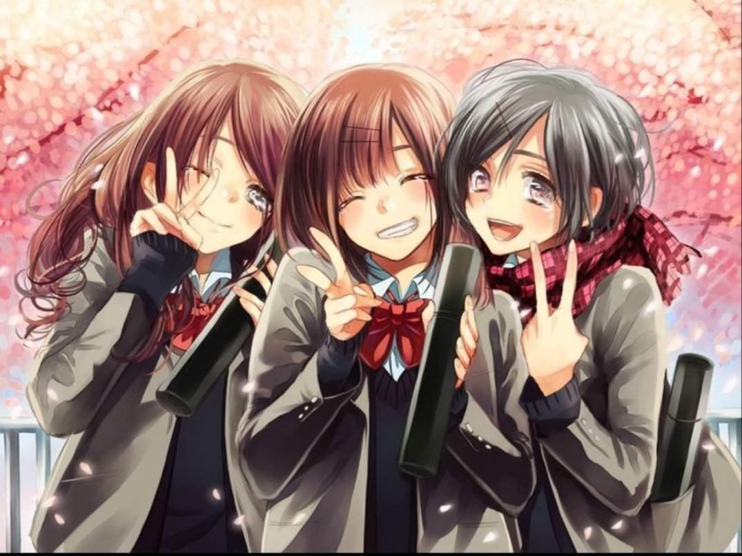 Аниме подружки