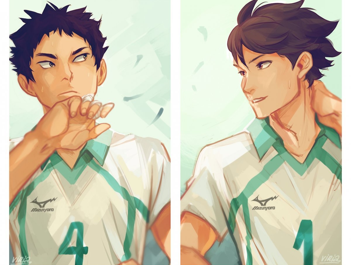 Волейбол Хината и Нишиноя