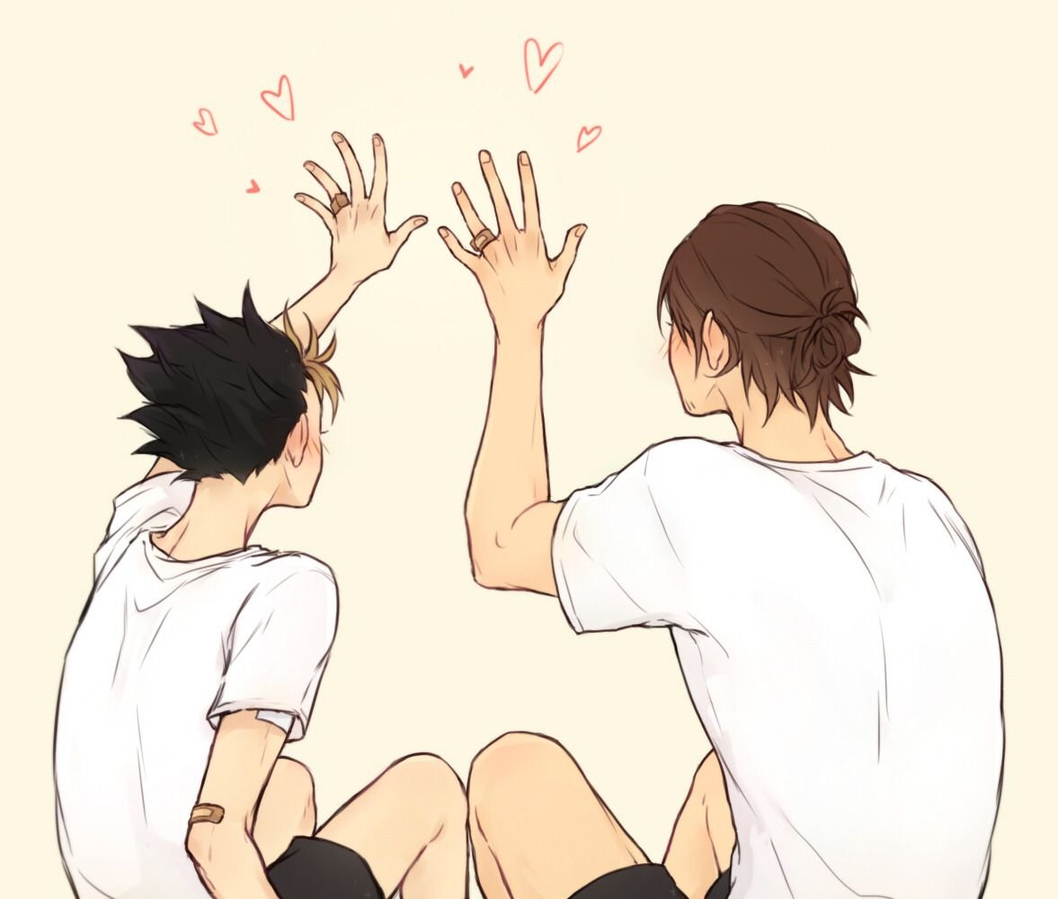 Волейбол Кенма и куро