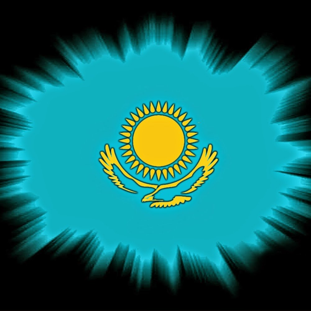 Флаг Казахстана в хорошем качестве