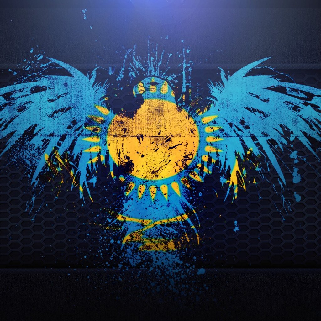 Флаг Казахстана обои