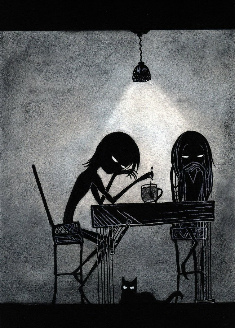 Депрессия иллюстрация