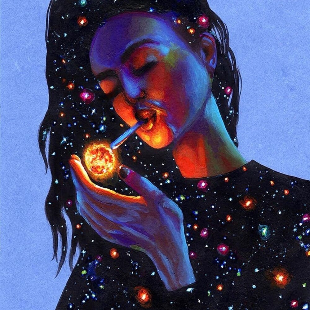 Космическая девушка