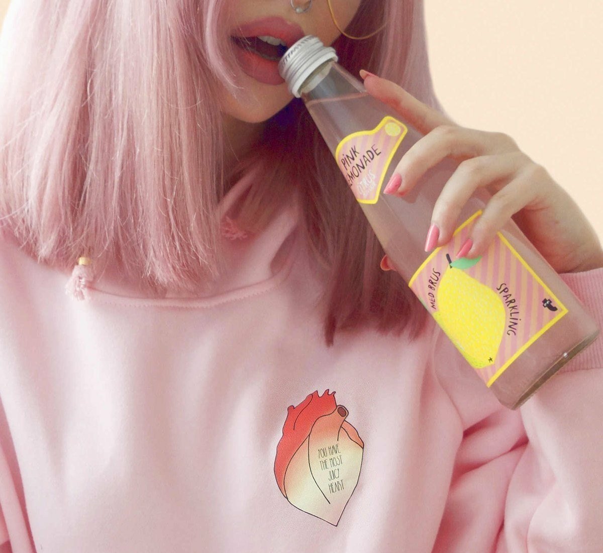 Красивое розовое небо