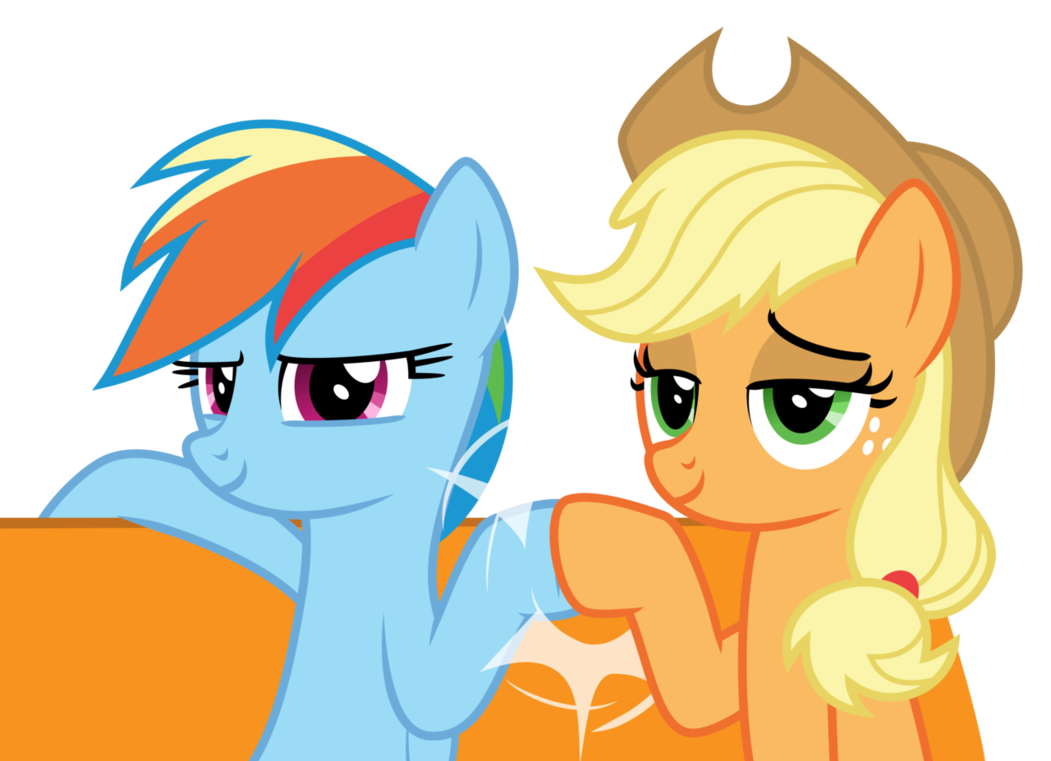 Радуга Дэш и Эпплджек