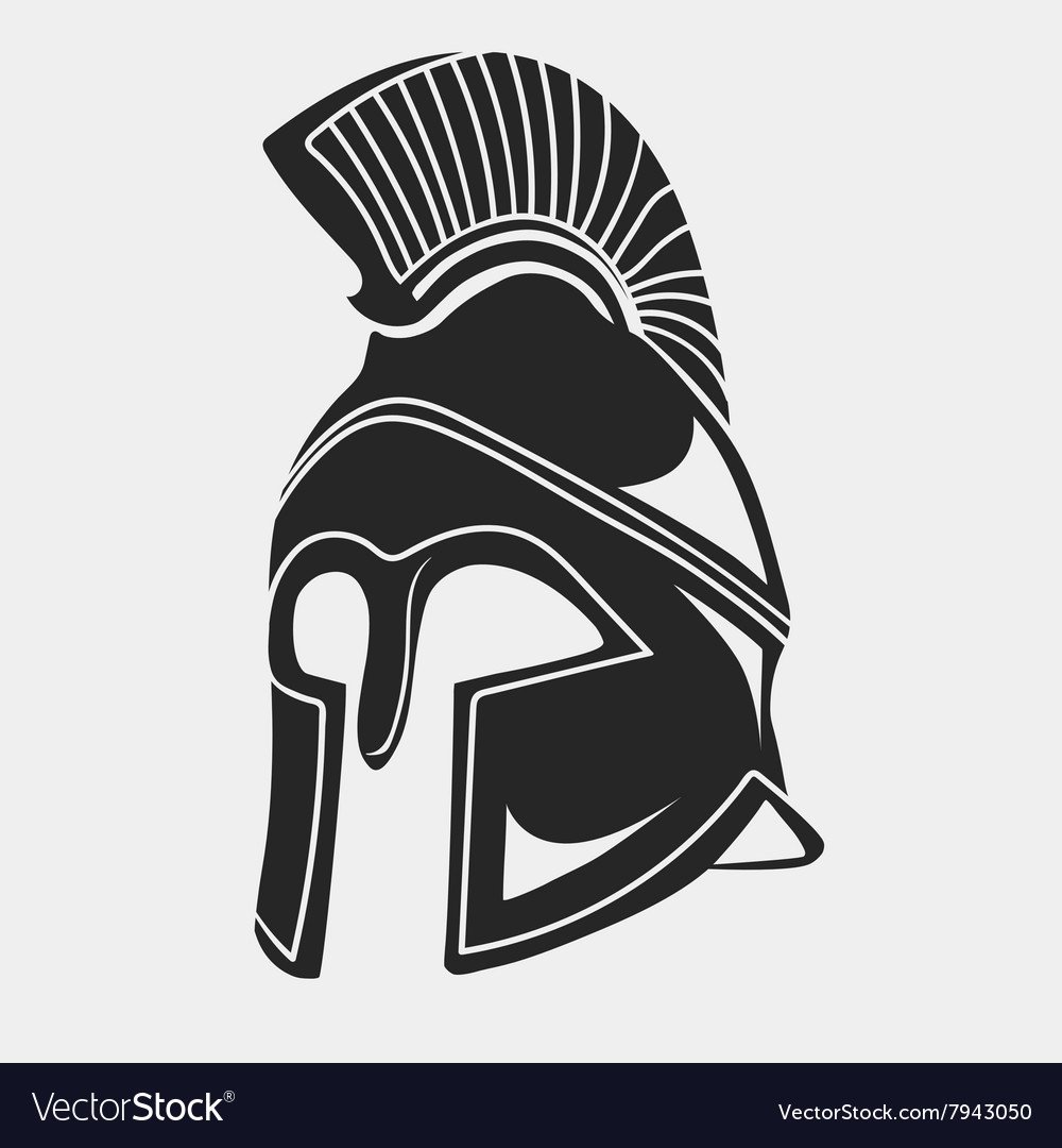 Коринфский шлем Спарты рисунок