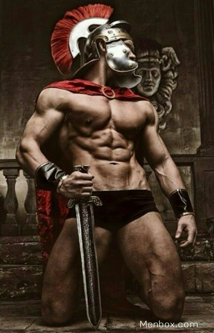 Трафарет воин