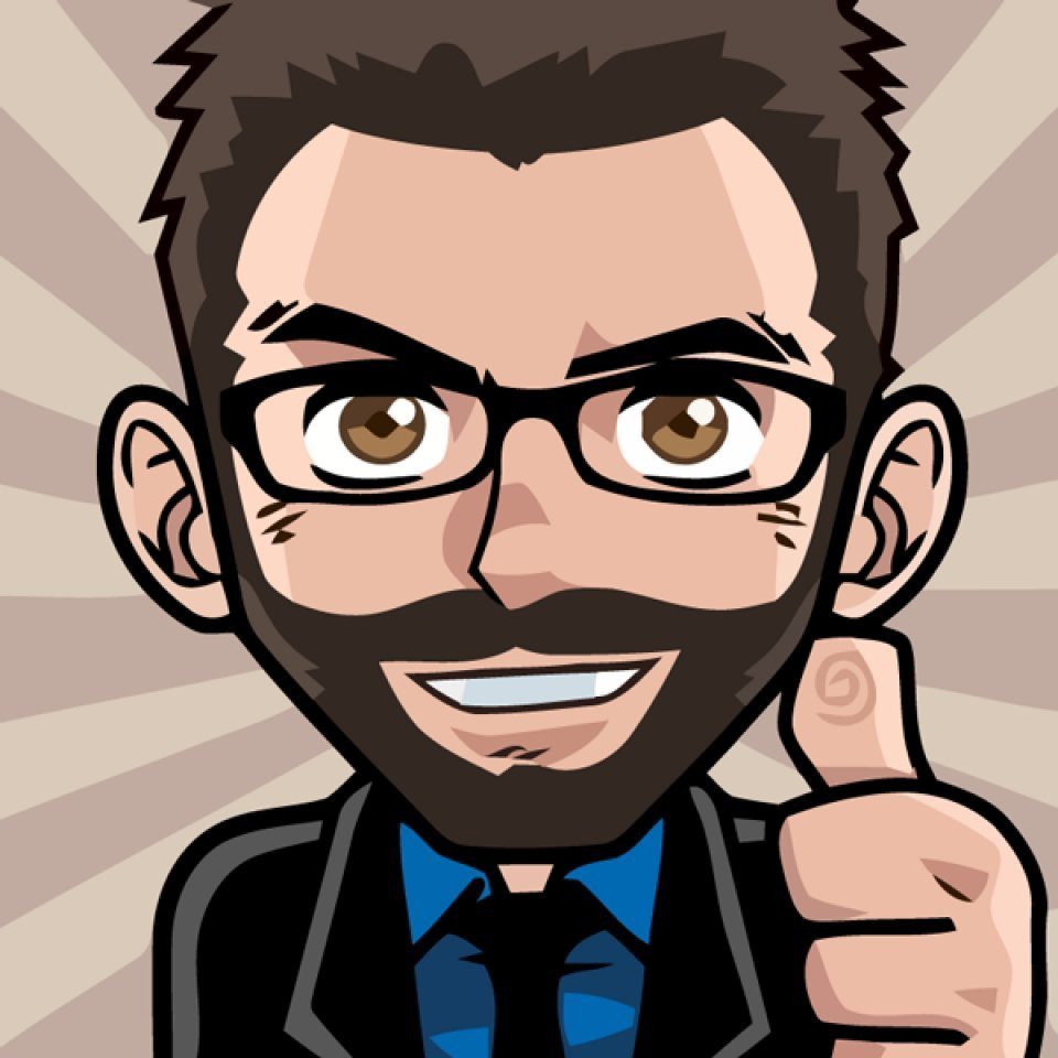 Мультяшное лицо парня