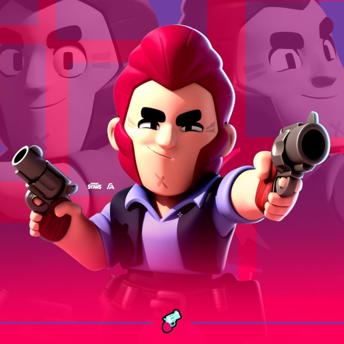 Леон арт Brawl Stars