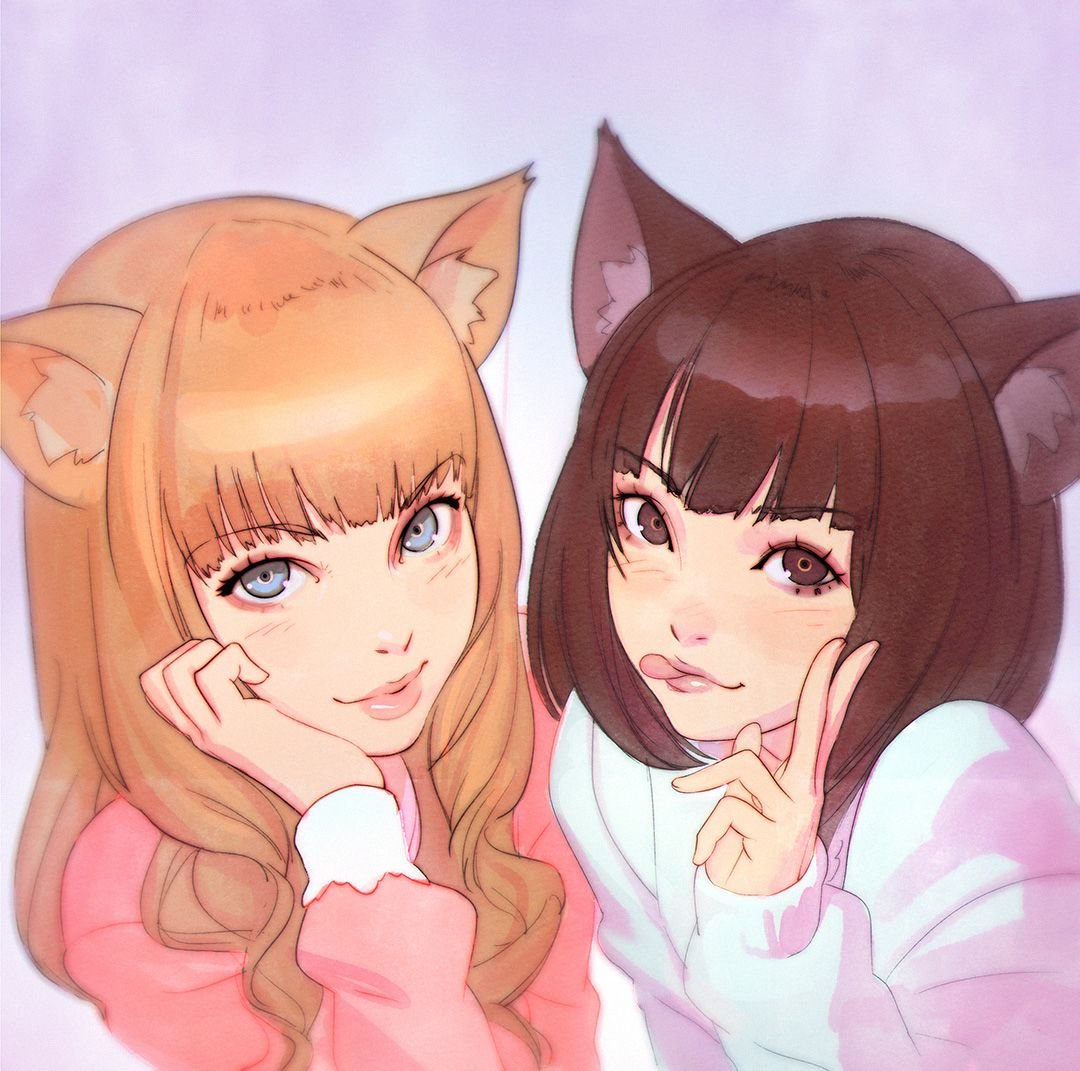 Парная аватарка с котиками