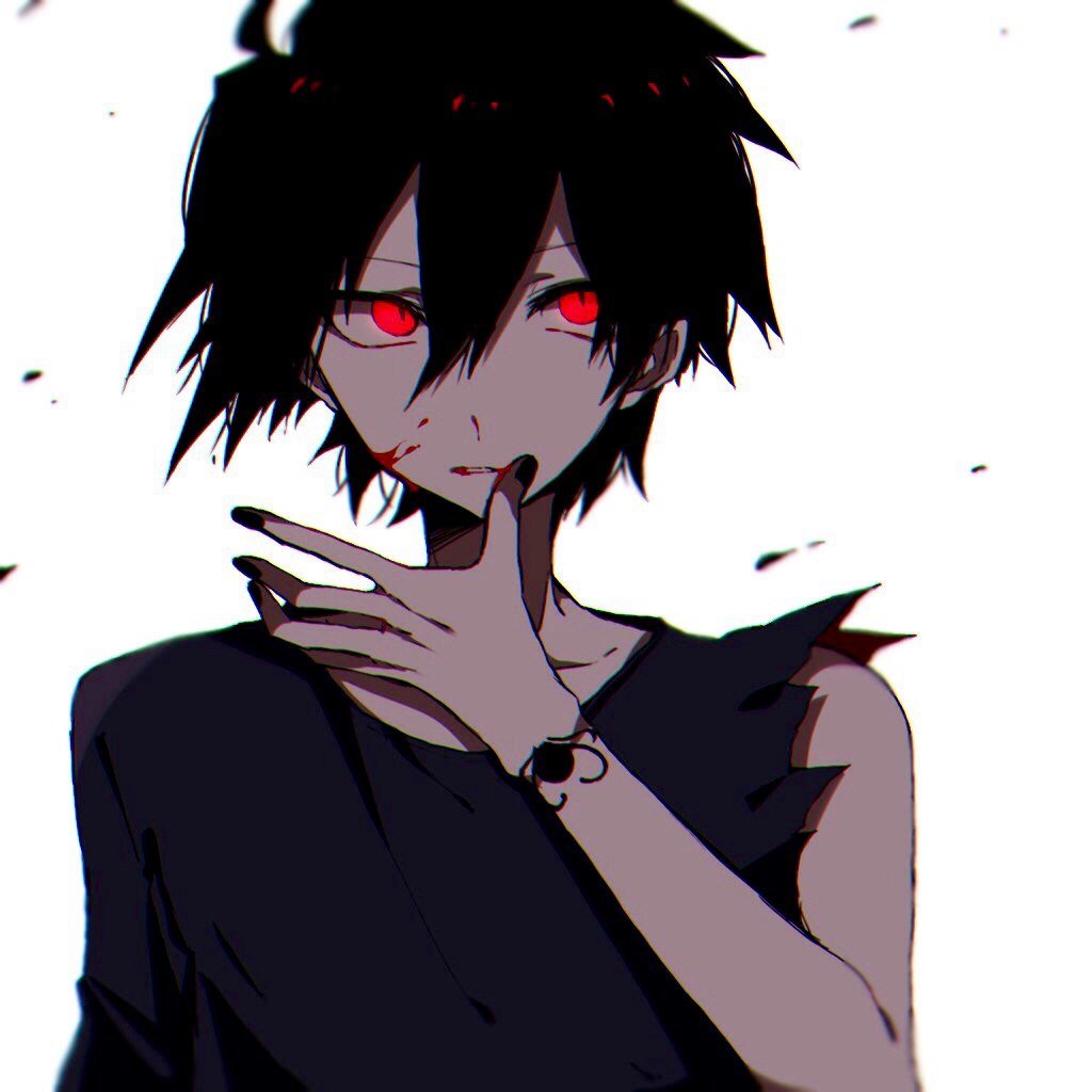 Аниме демон мальчик Yandere