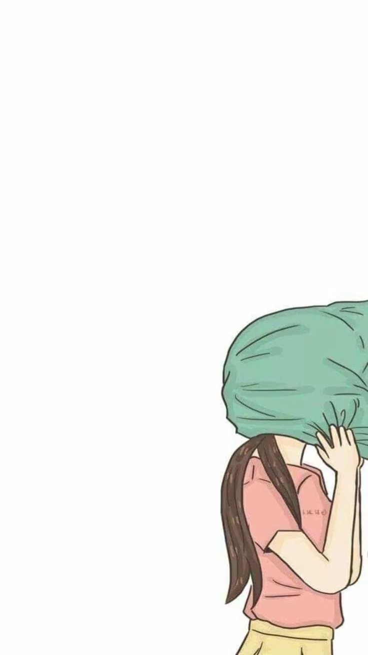 Две девочки нарисованные