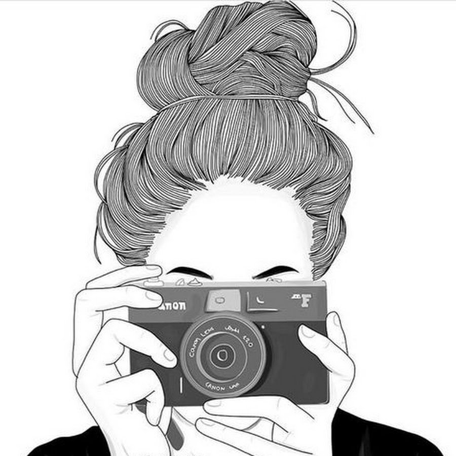 Чёрно-белые рисунки на аву