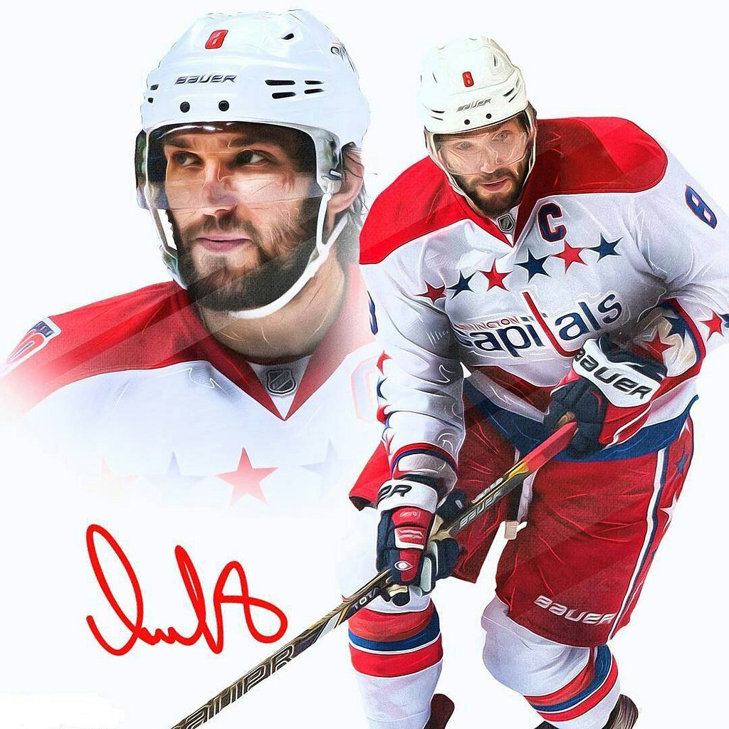 Александр Овечкин арт Вашингтон