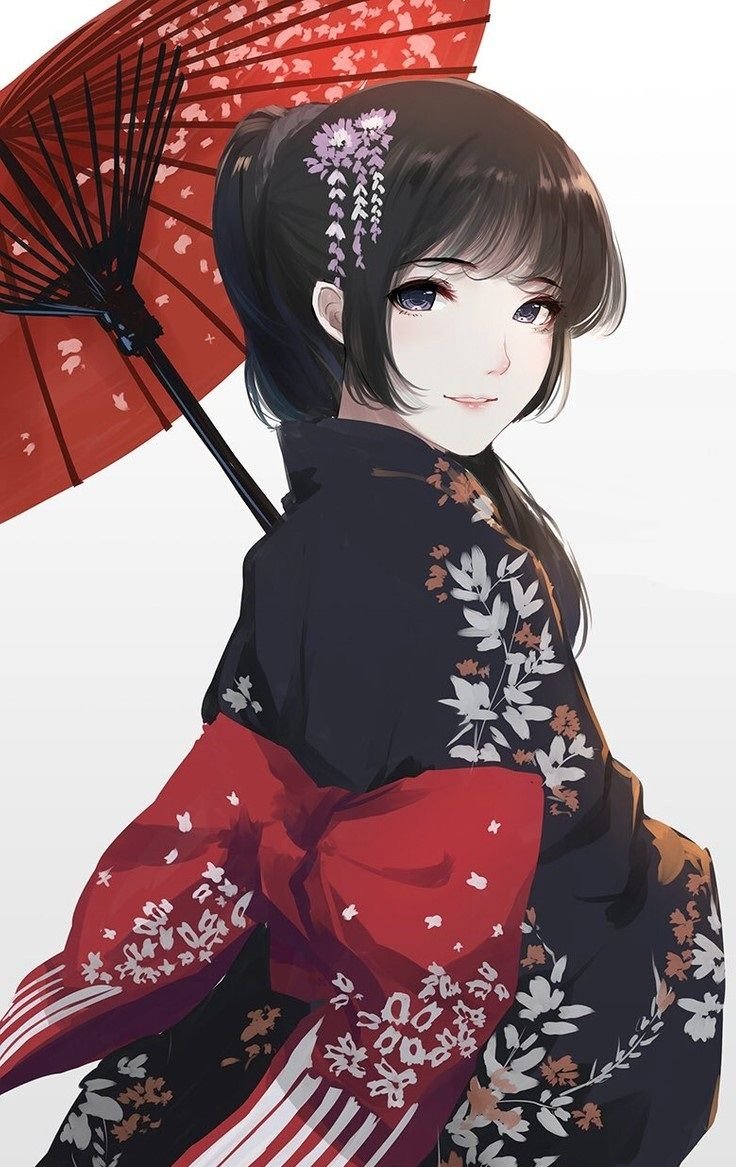 Китайская девушка арт