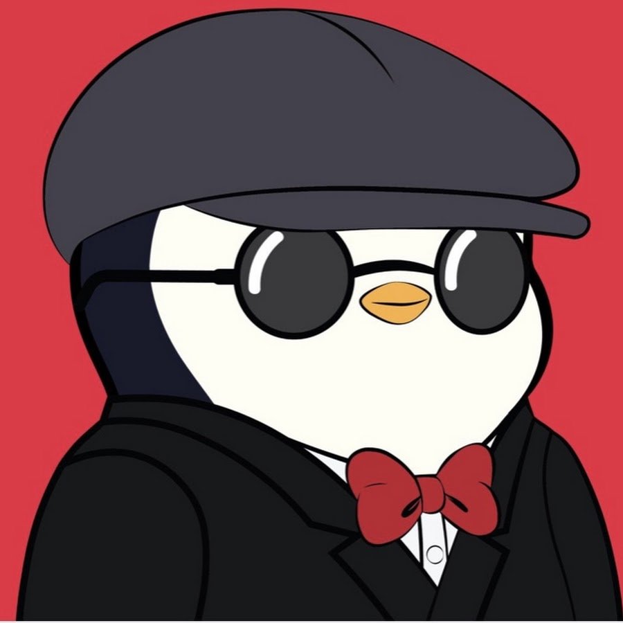 Пингвин в мультяшном стиле