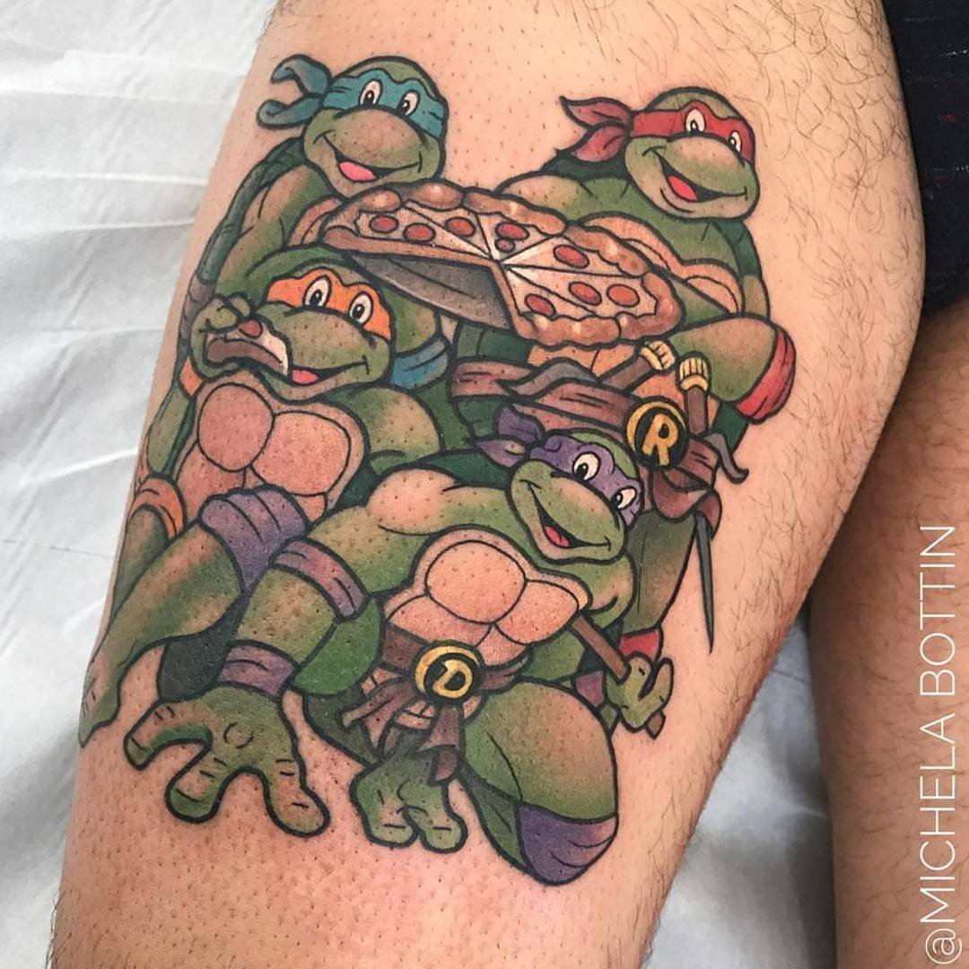 NILETTO Черепашки ниндзя Татуировка