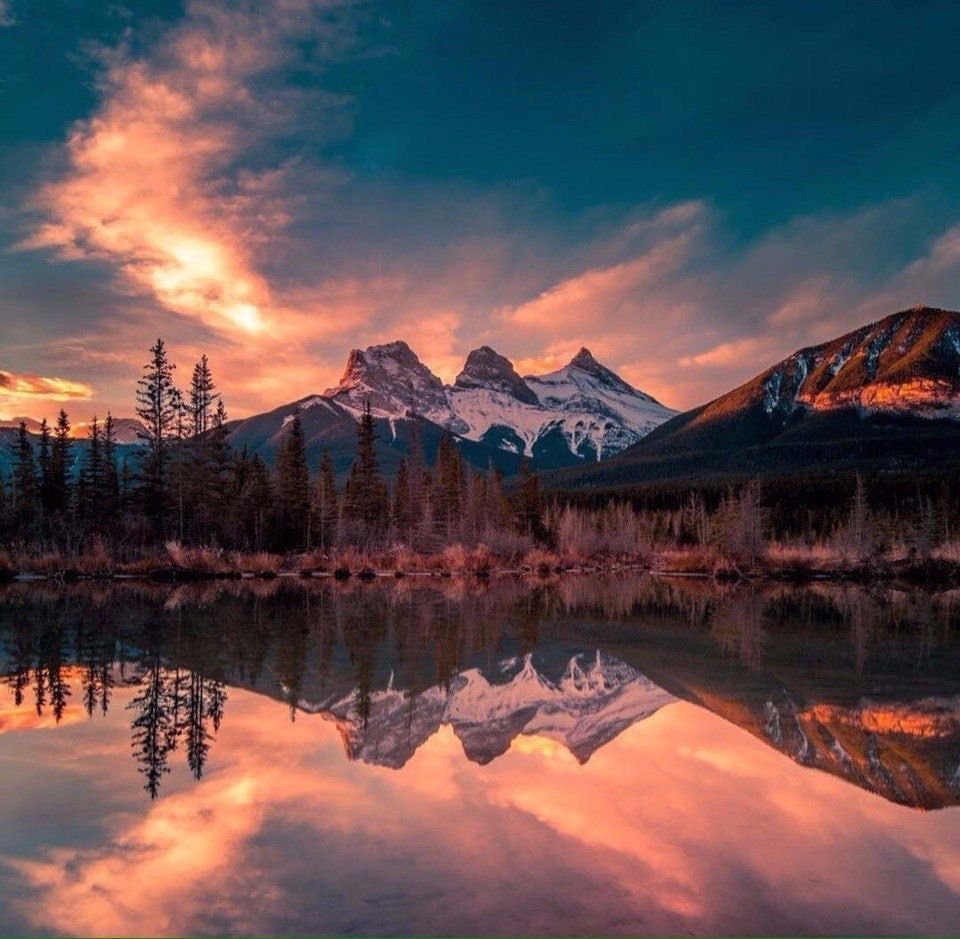 Зима река мост