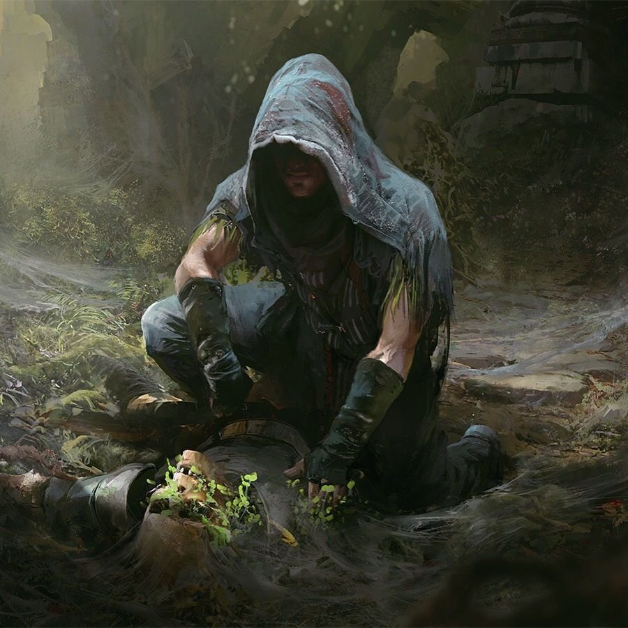 Отшельник монах ДНД