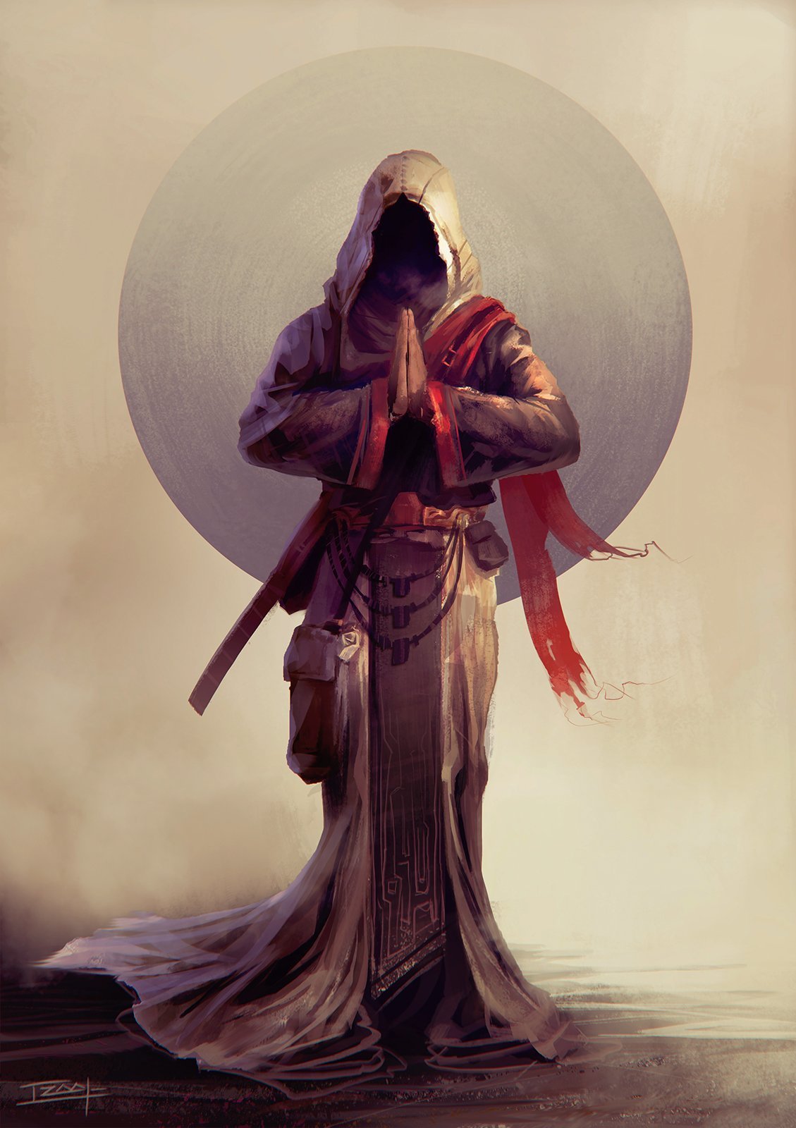 Уходящий человек арт