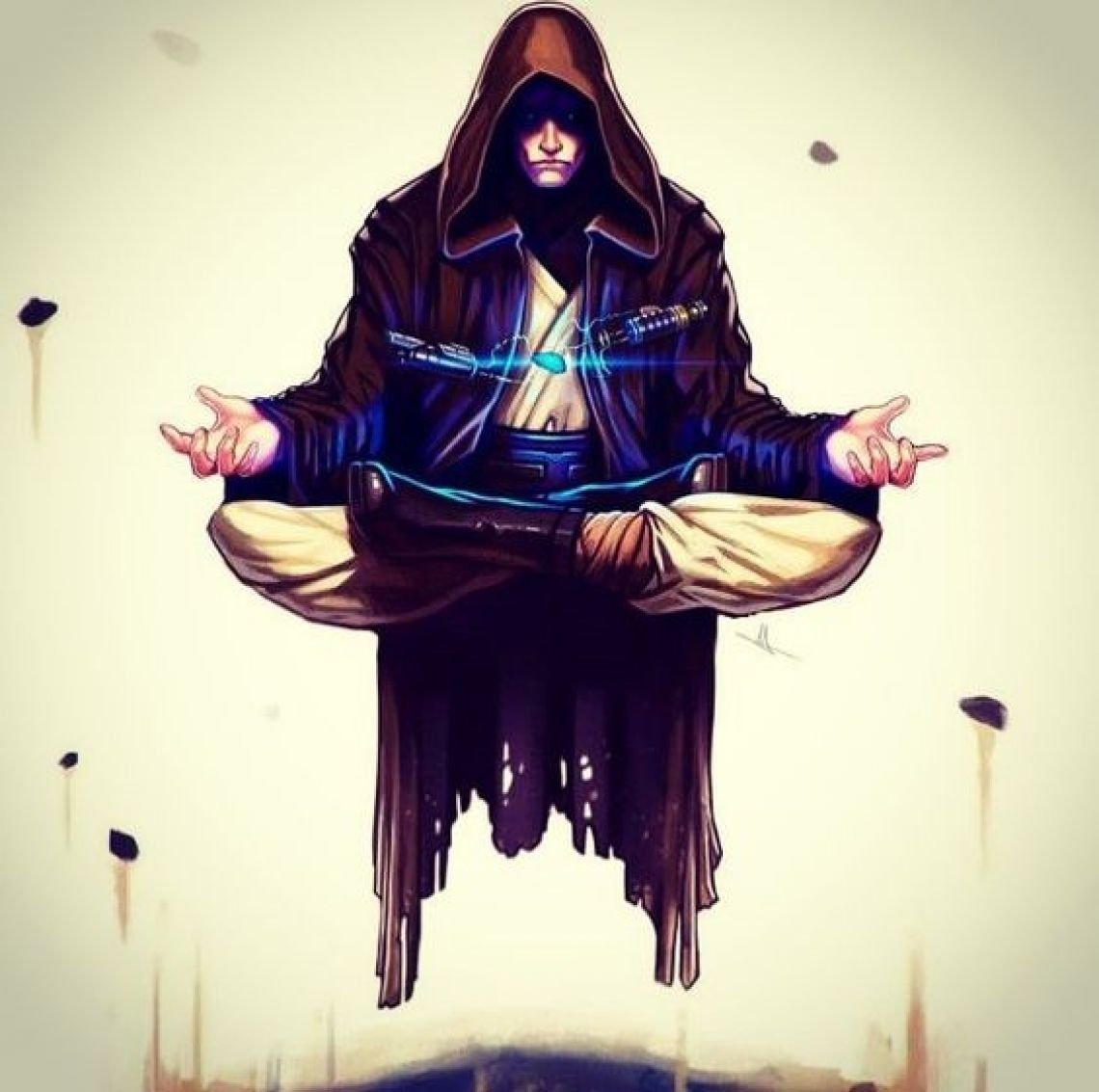 Капюшон карандашом