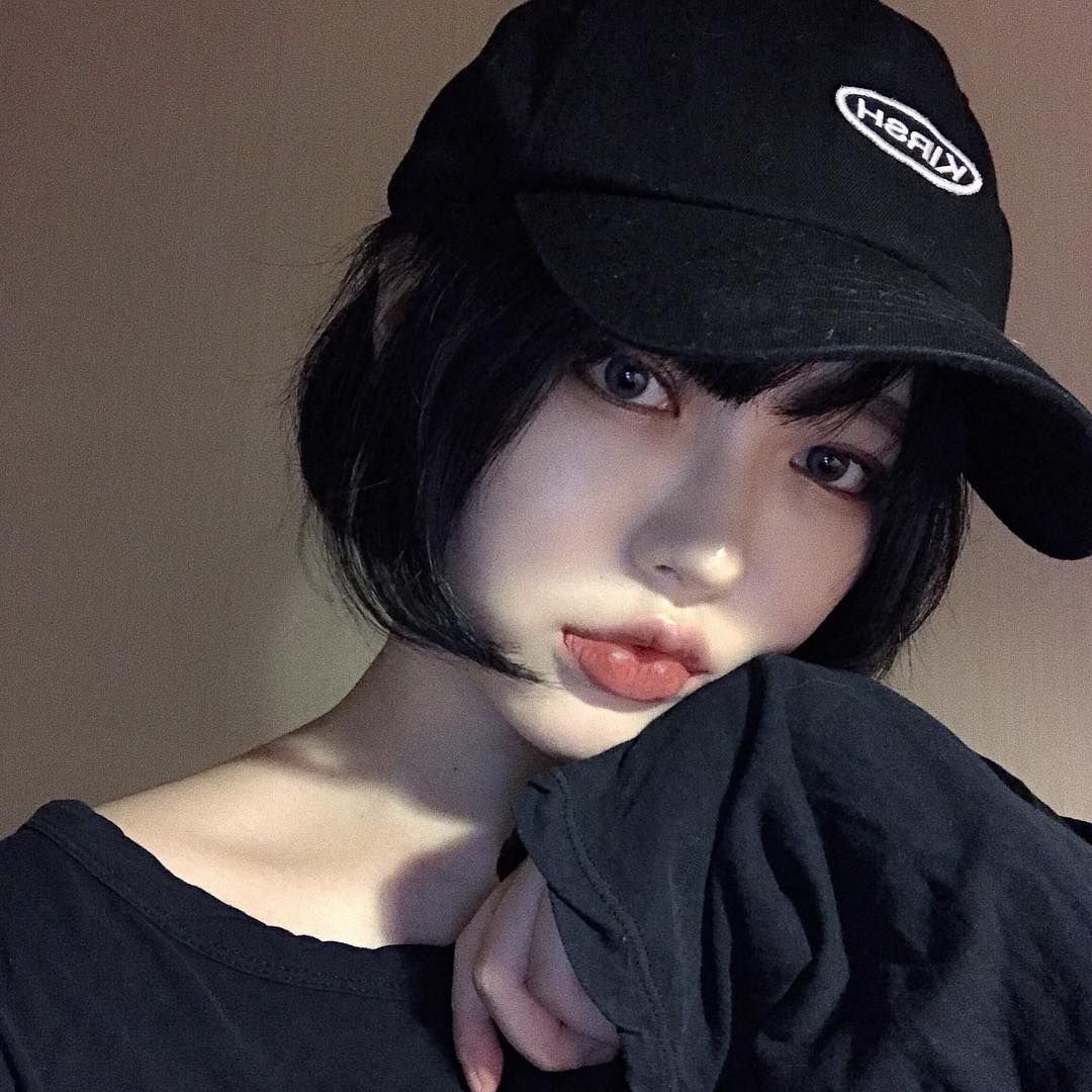 Korean ulzzang девушка с каре