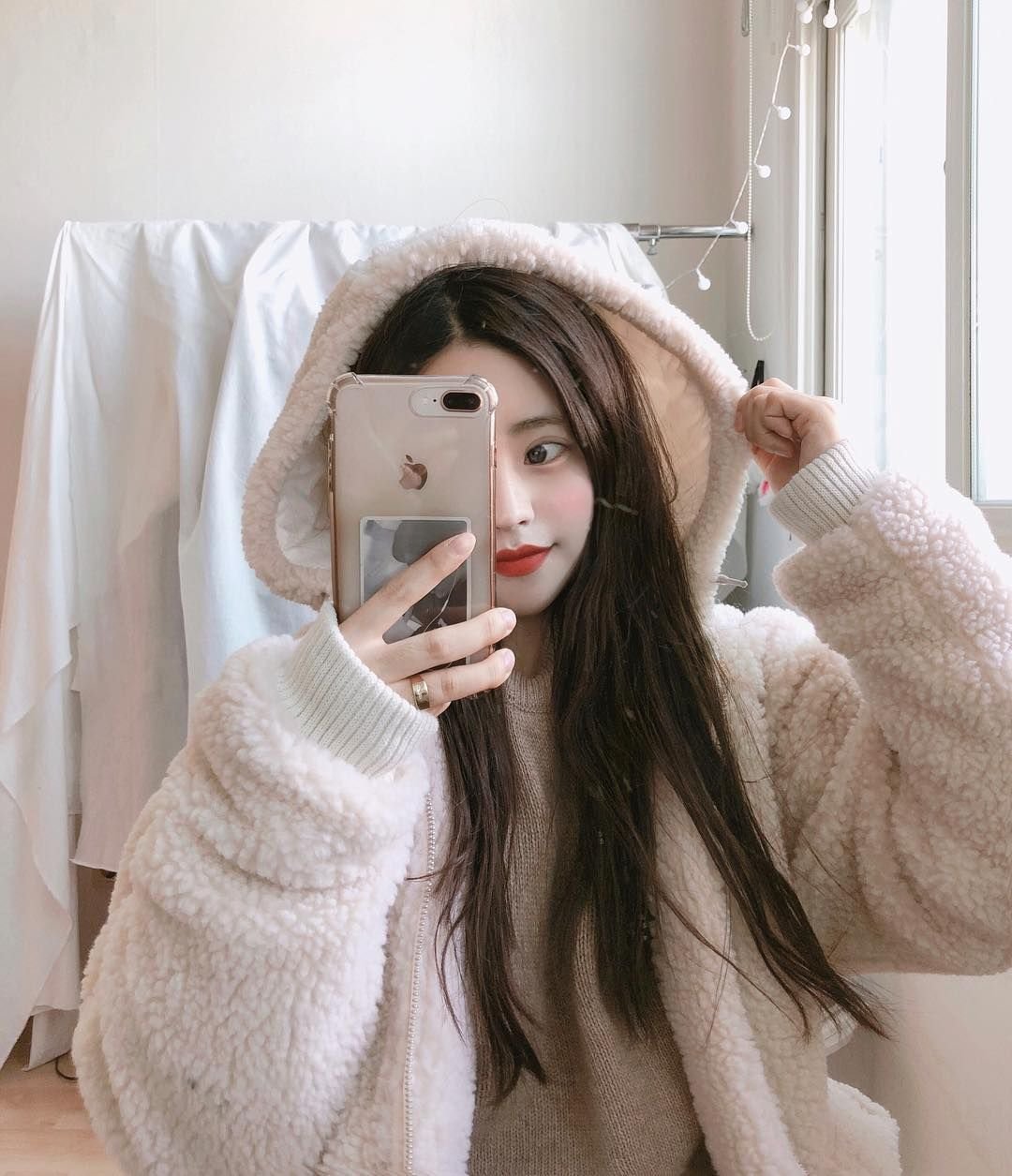 Милые корейские девушки селфи