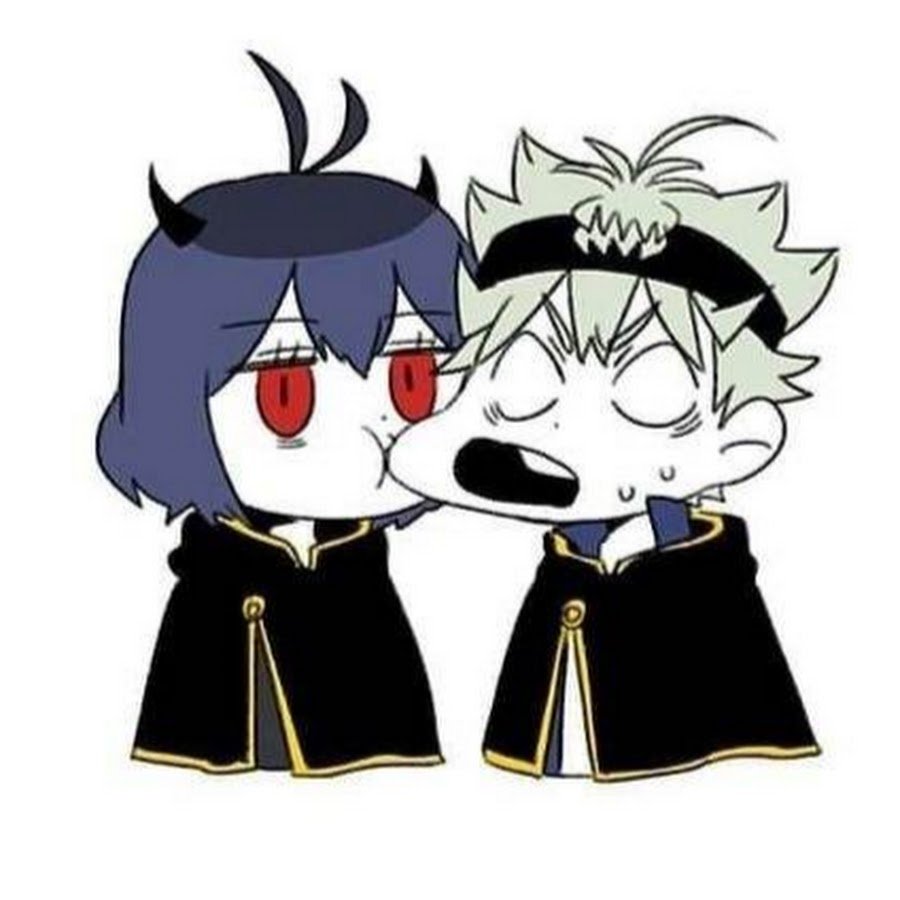 Чёрный Клевер птичка Неро