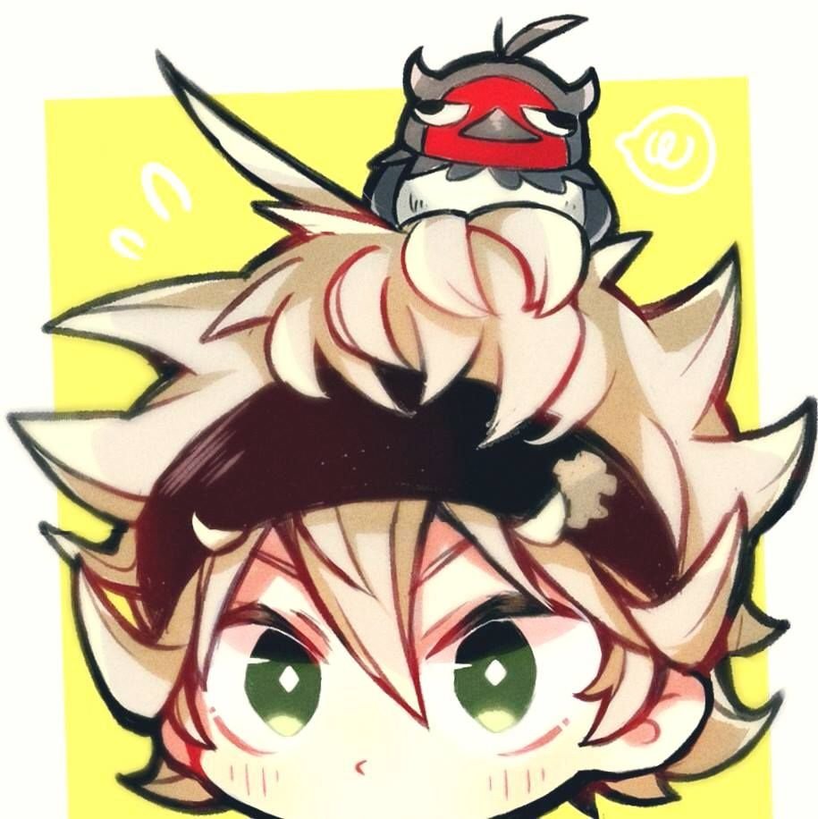 Неро чёрный Клевер птица