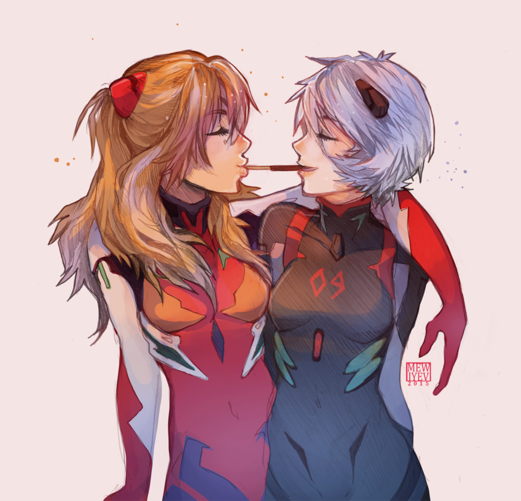 Евангелион Аска и Рей