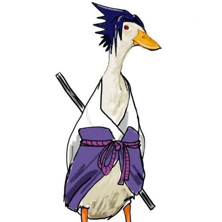 Гусь с ножом